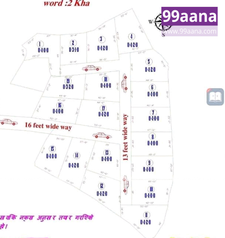 Land for sale at Chandeshwori, Tokha, Kathmandu