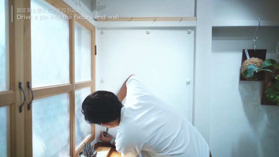 賃貸OK！壁に有孔ボードを取り付けてみた。30分で収納すっきり簡単DIY 99 DIY DIYブログ