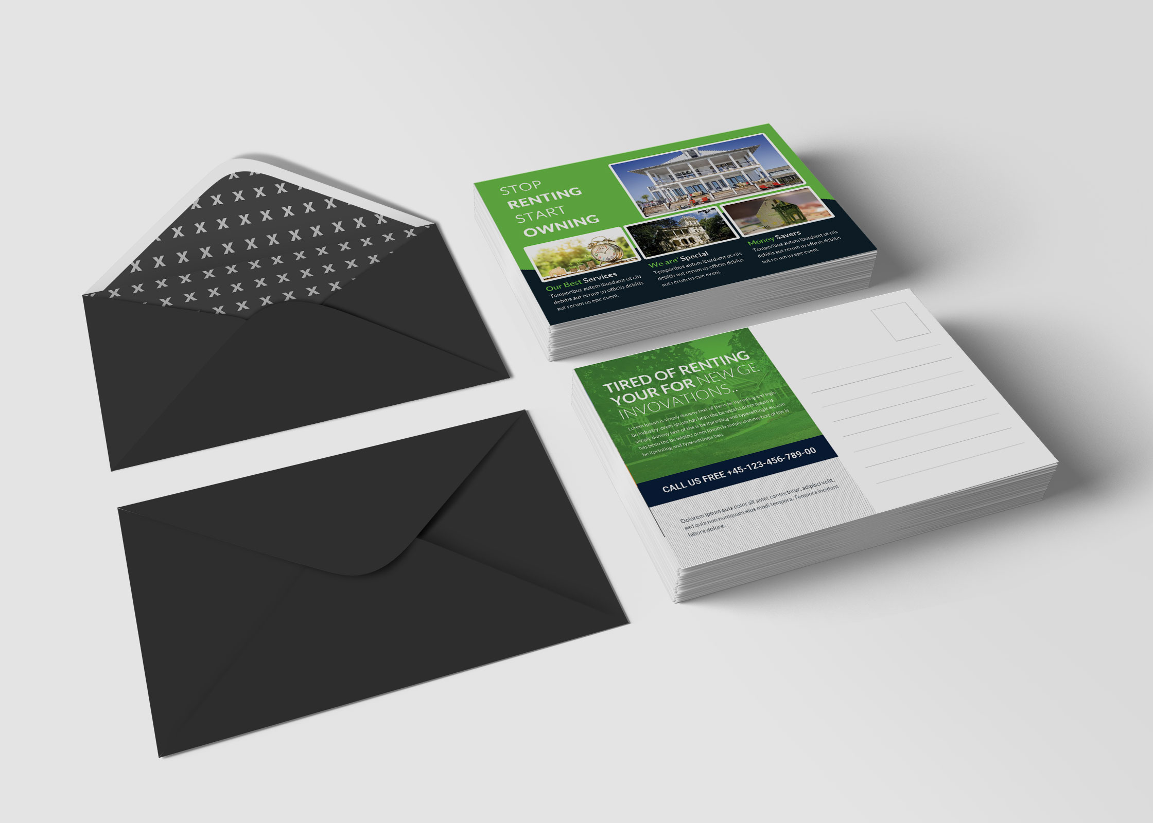 Real Estate Postcard Design Templates