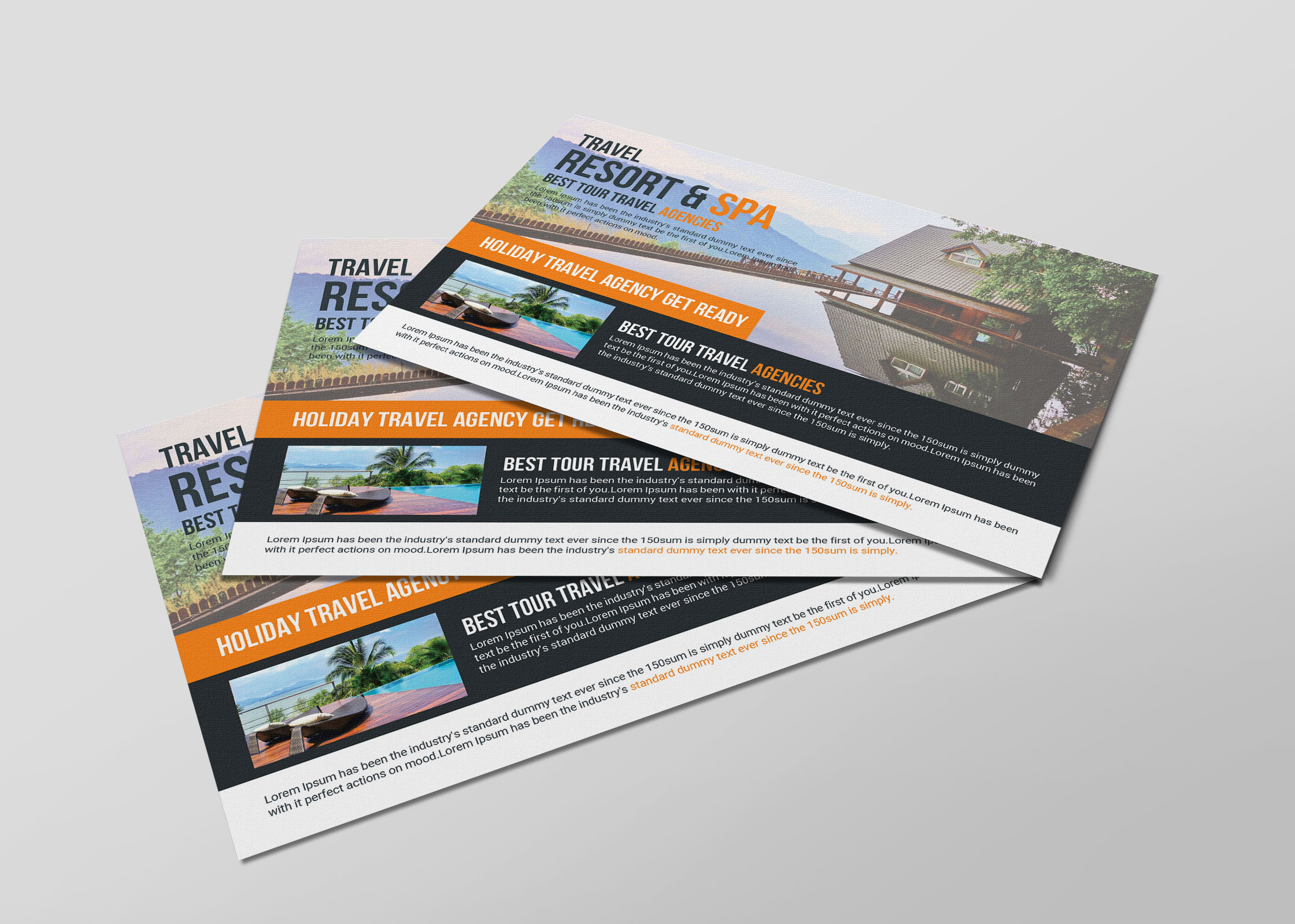 Travel Postcards PSD Design Template 99Effects