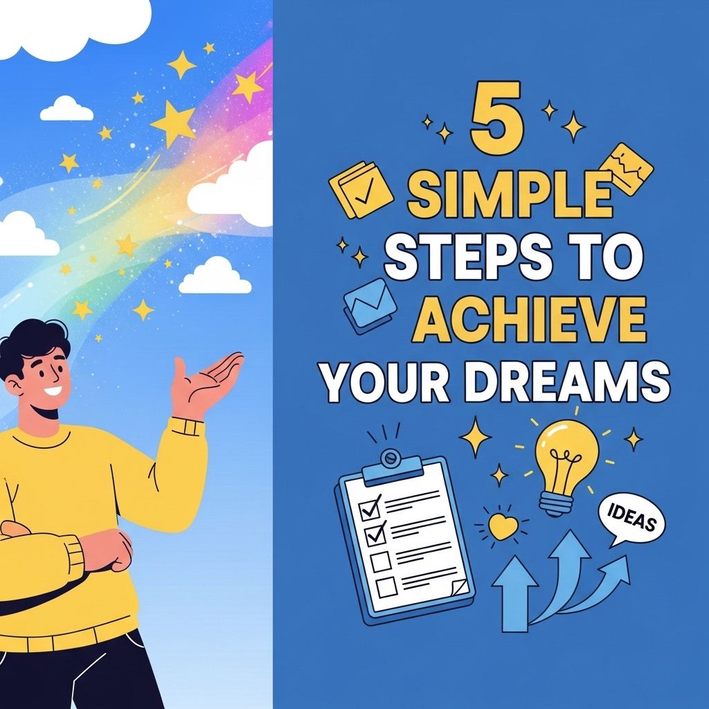 5 Simple Steps to Achieve Your Dreams 99Effects