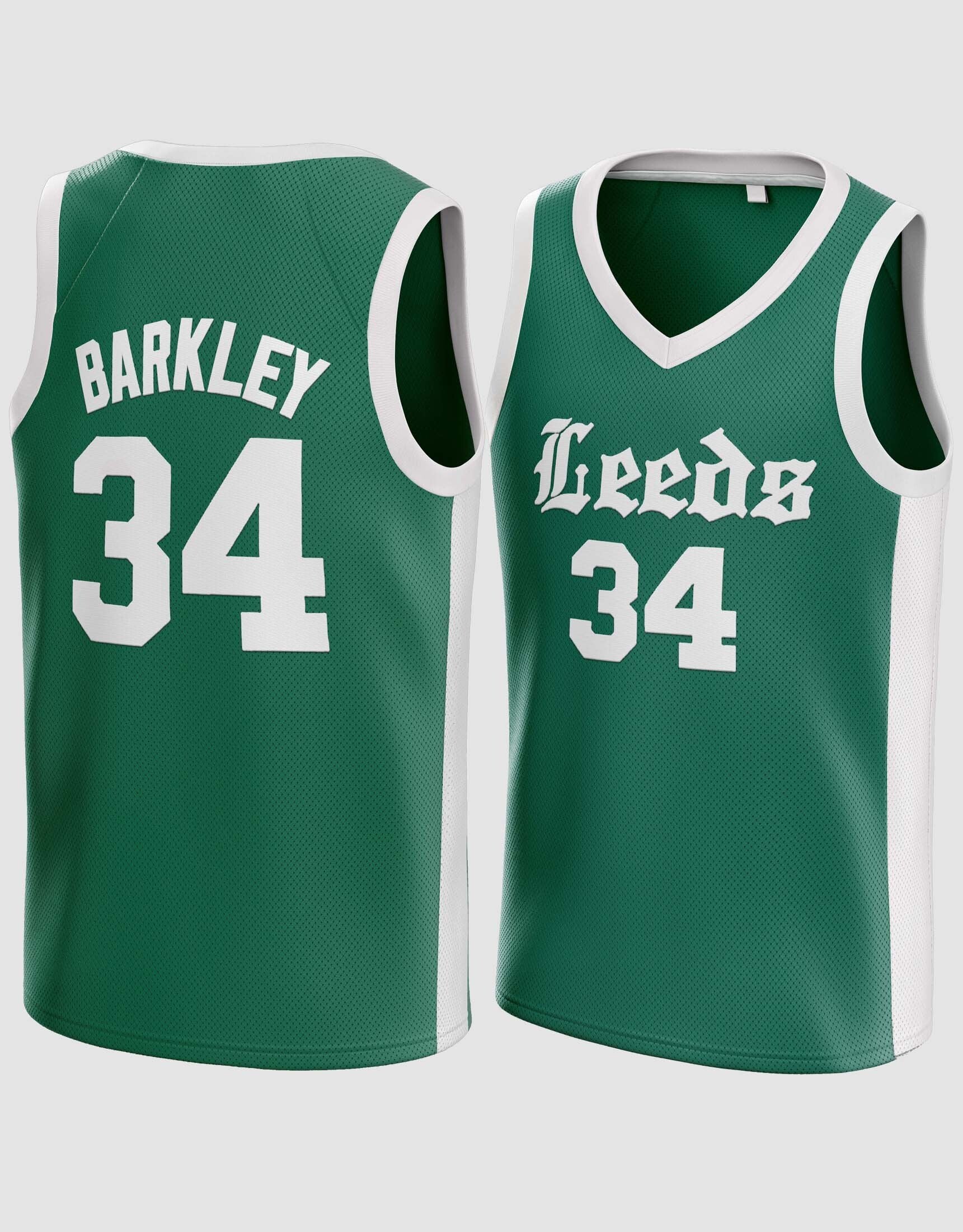 Charles Barkley Sr 34 Leeds Basketball Jersey 99Jersey® Official