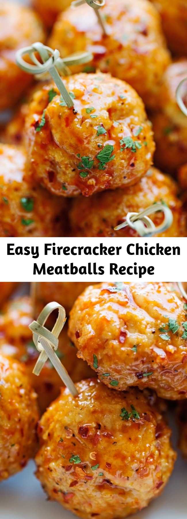 Easy Firecracker Chicken Meatballs Recipe 9am Chef