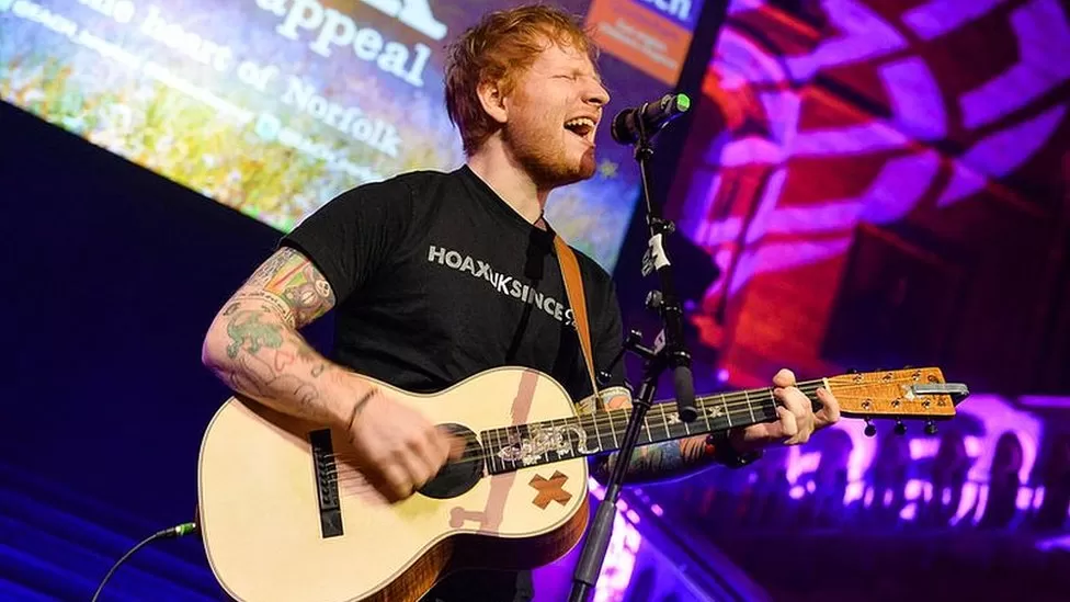 English singersongwriter, Ed Sheeran has donated almost 450 items of
