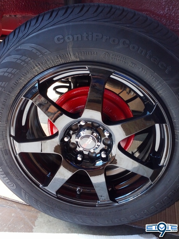 DIY how to paint rear brake drums 2012 civic lx coupe 9th