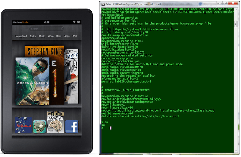 Amazon releases Kindle Fire source code, and here's a "1click" root