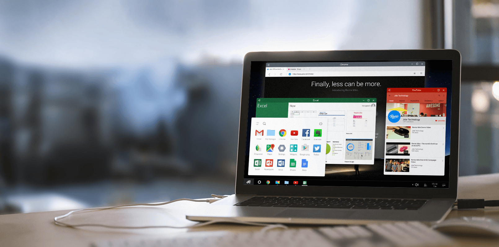 Remix OS 2.0 is a full desktop operating system that runs