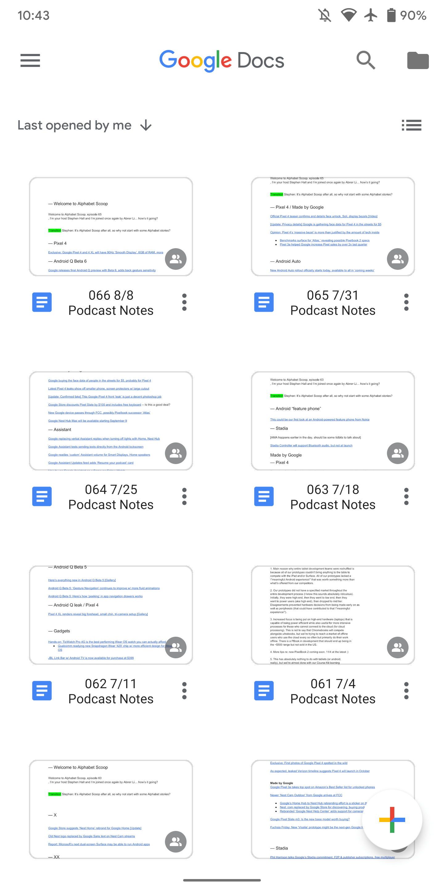 Google Material Theme revamp rolls out to Docs for Android