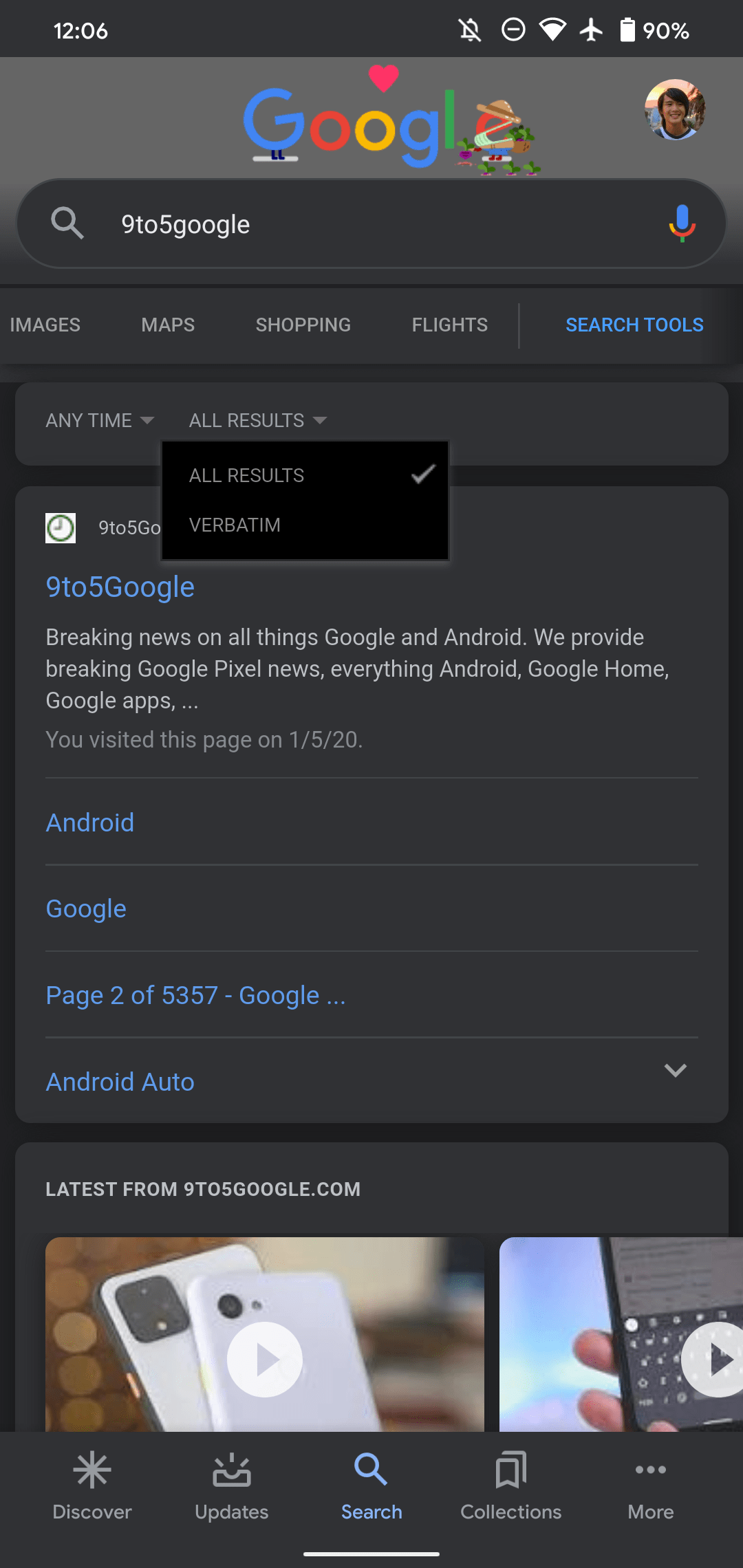 Google app rolling out 'Search Tools' filtering on Android 9to5Google