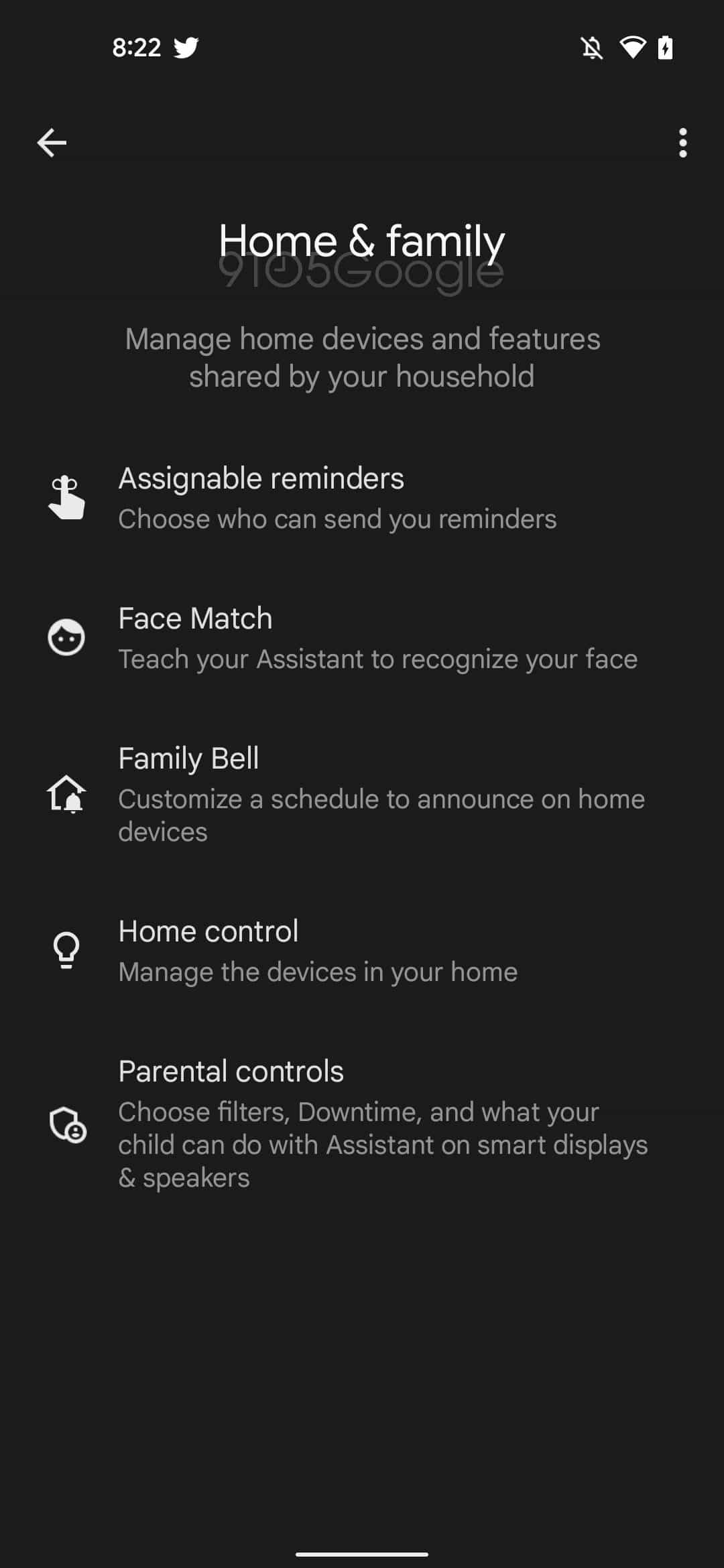 Google Assistant settings redesign