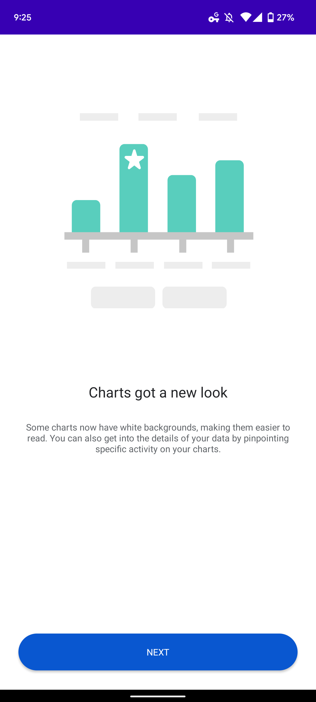 Fitbit chart redesign