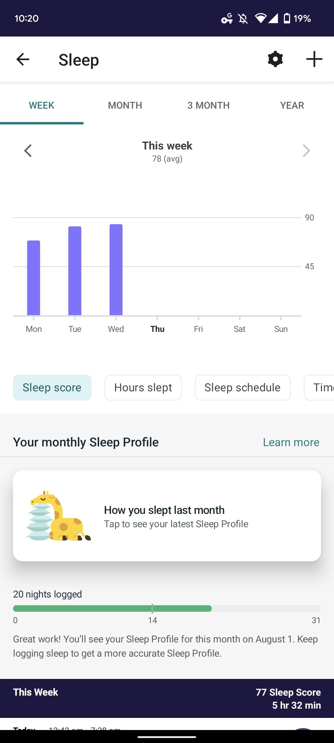 Fitbit chart redesign