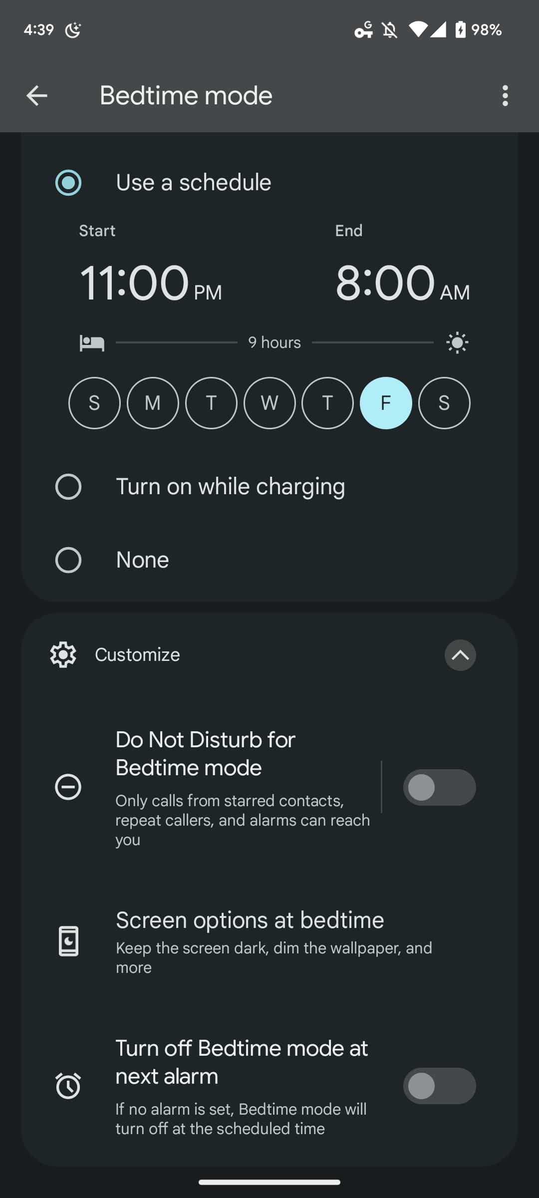Android 13 Bedtime mode New UI, dim wallpapers 9to5Google