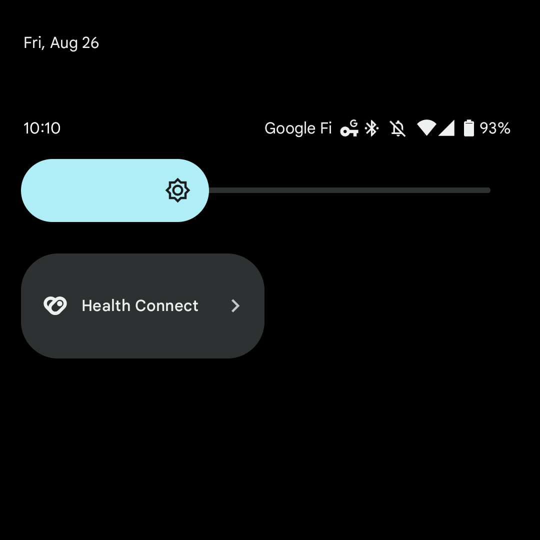 Health Connect no longer appears in your app launcher after update