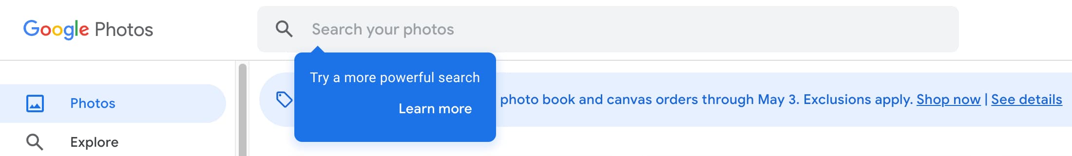 Google Photos powerful search