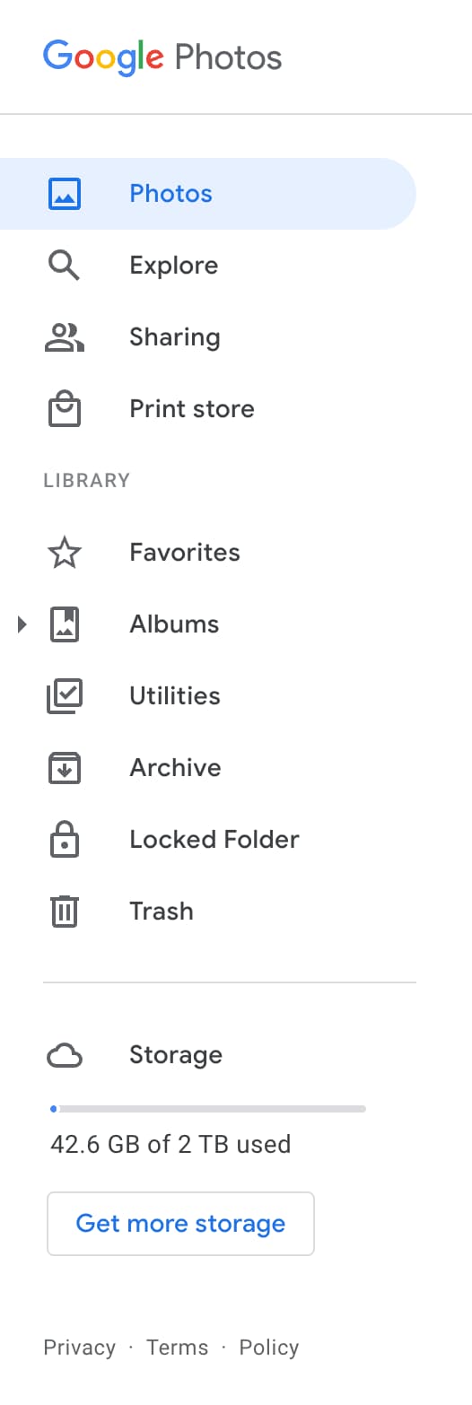 Google Photos Locked Folder sync