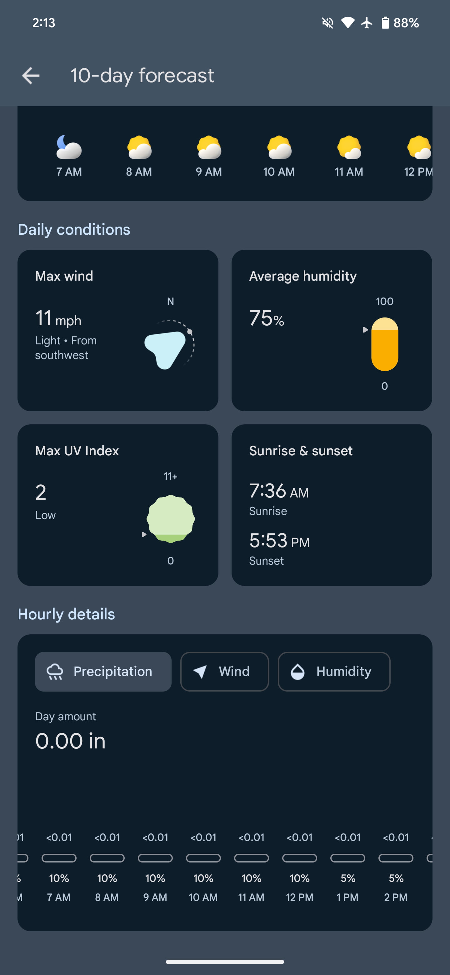 Google Weather Pixel redesign