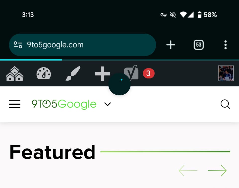 Chrome refresh vibrates
