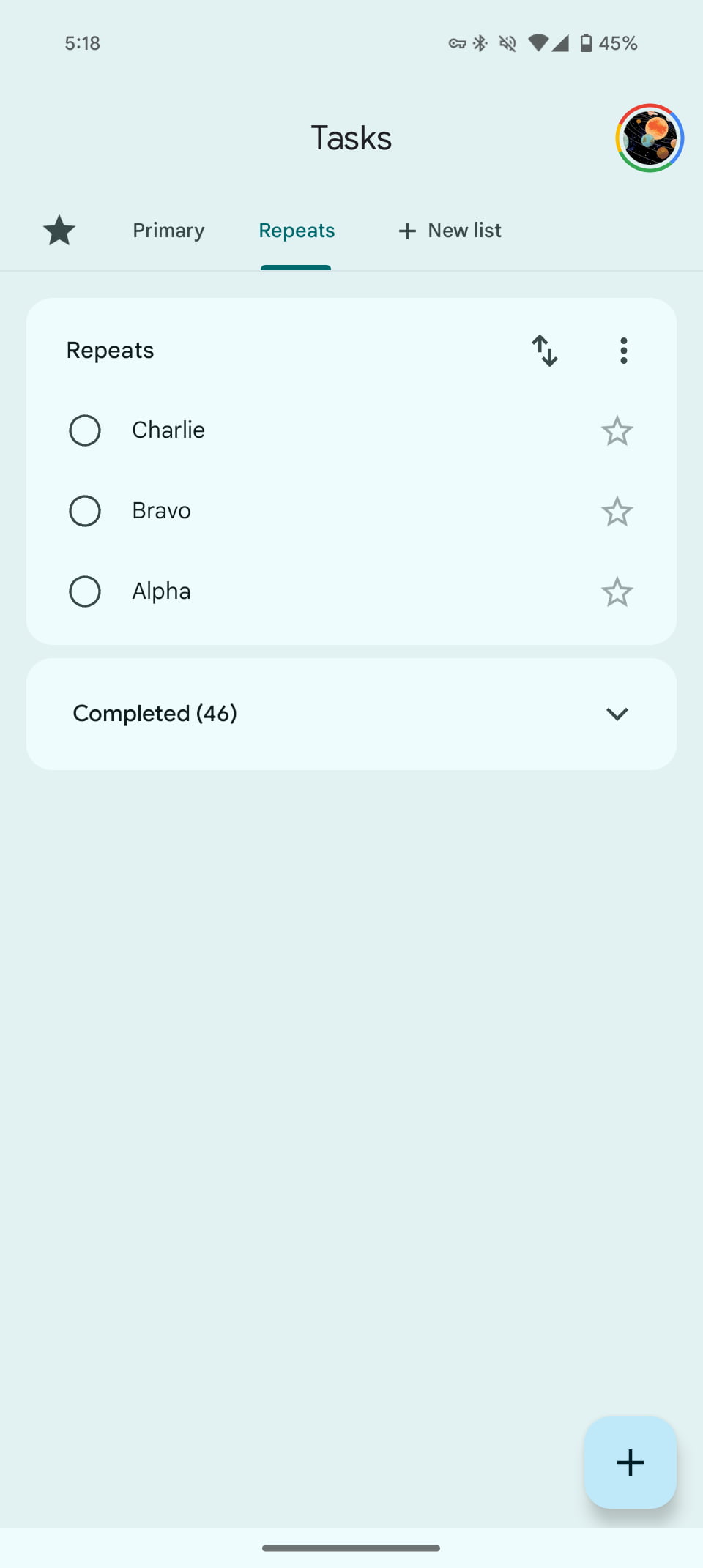 Google Tasks redesign