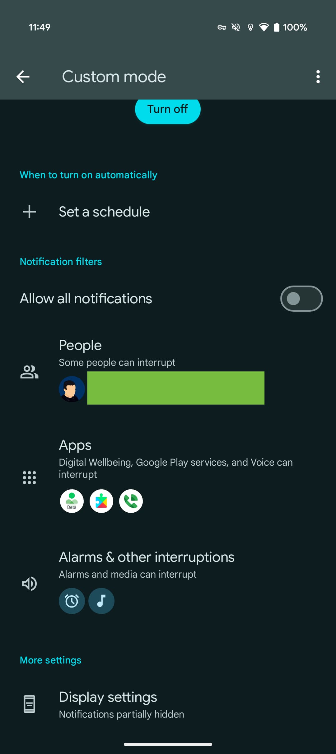 Android 15 QPR2 Modes