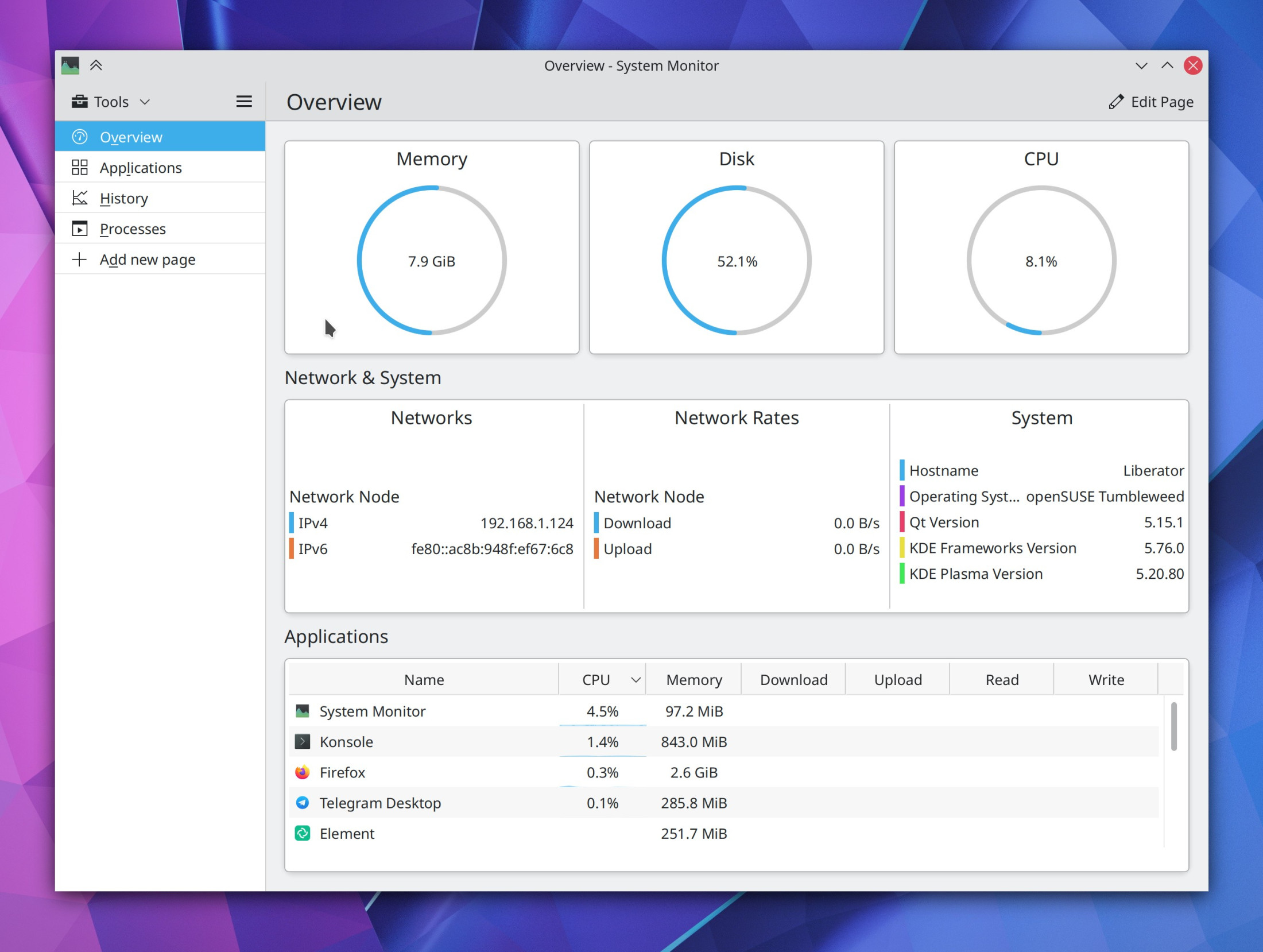 KDE Plasma 5.21 Desktop Environment to Ship with a New System Monitor