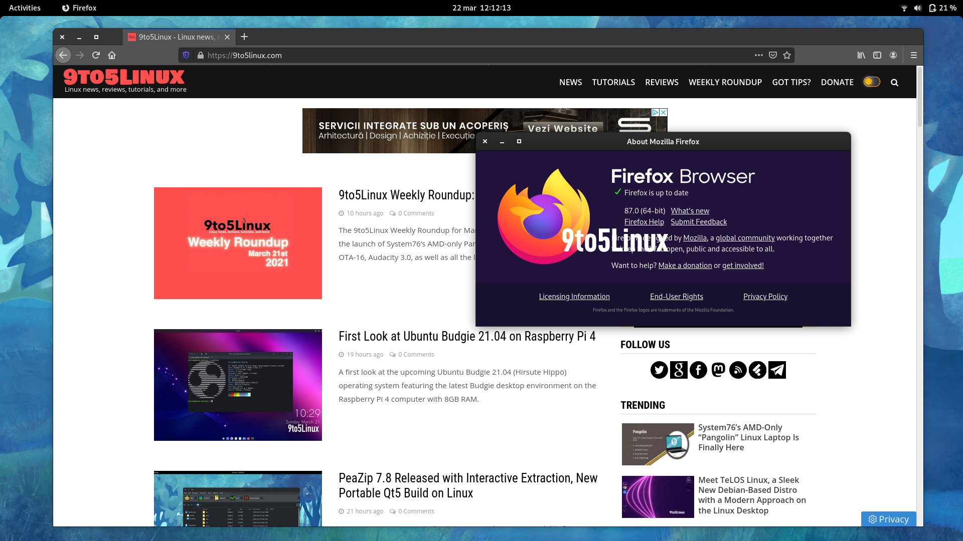 Mozilla Firefox 87 Is Now Available for Download, Here's