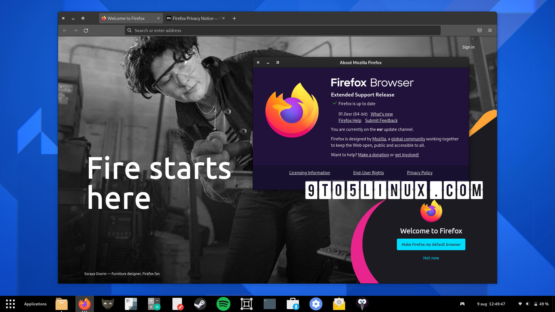 Mozilla Firefox 91 Arrives as the New ESR Series, Brings Back