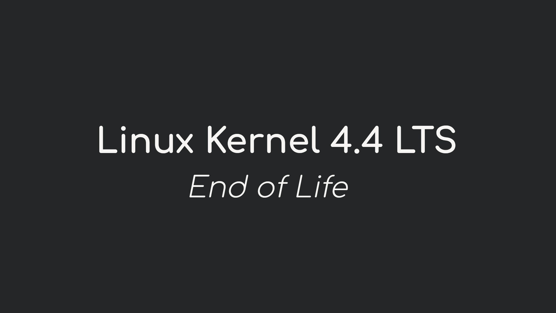 Linux kernel 4.4 Archives 9to5Linux