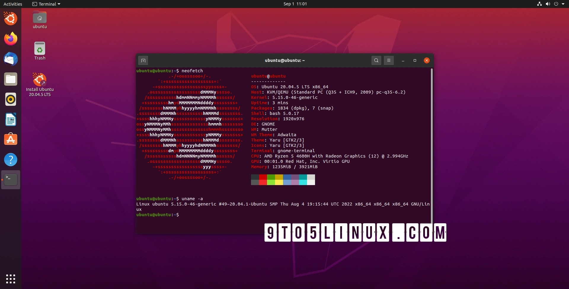Ubuntu 20.04.5 LTS Released with Linux Kernel 5.15 LTS from Ubuntu 22.04 LTS QRIX