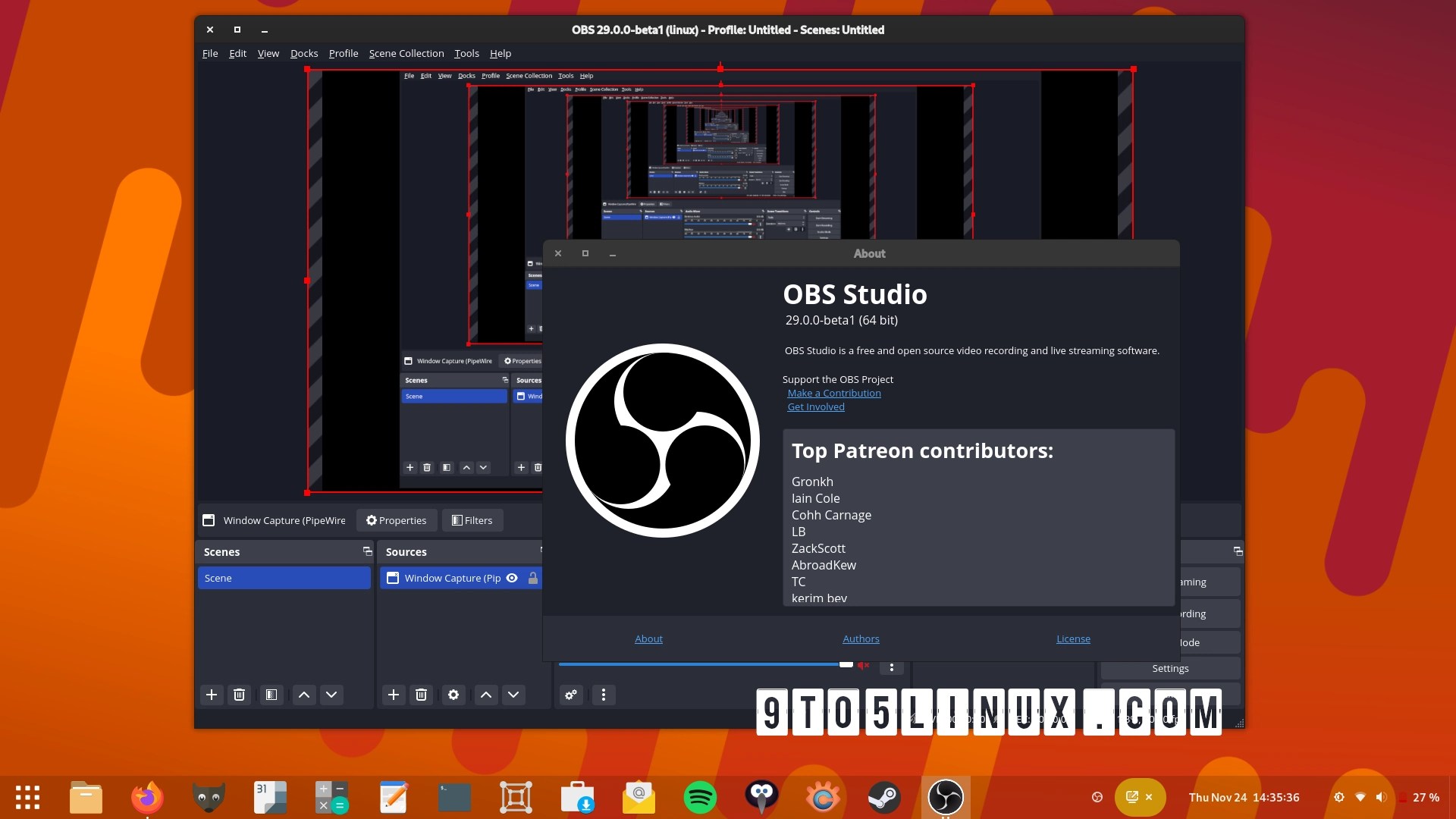 OBS Studio 29.0 Promises Media Key Support on Linux, AMD/Intel AV1