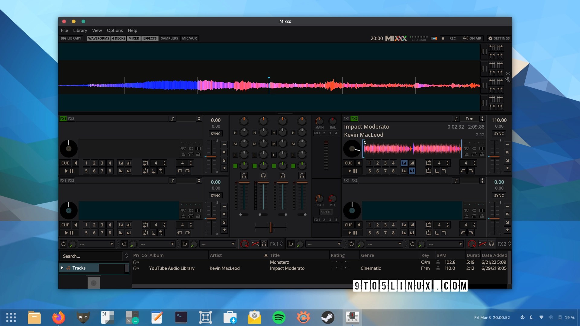 Mixxx 2.3.4 OpenSource DJ Software Adds Support for Traktor Kontrol S2 Mk1 and Numark Party Mix