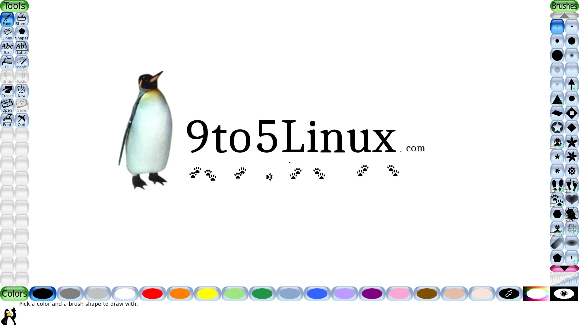 Tux Paint 0.9.29 OpenSource Painting App Brings 15 New Magic Tools