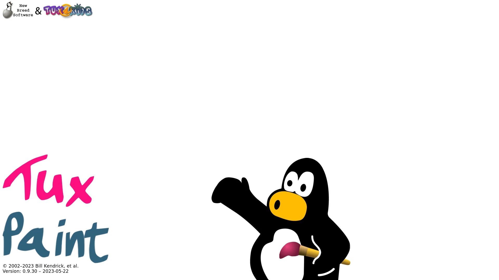 Tux Paint 0.9.30 Digital Painting App for Kids Adds Support for Sizes