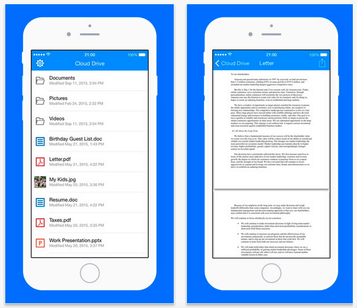 Amazon releases Cloud Drive file management app for iPhone and iPad