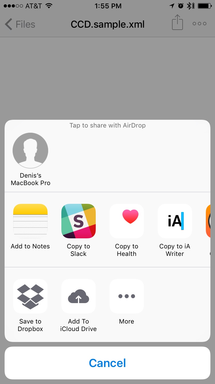 Handson Apple brings HL7 CCD health records to HealthKit in iOS 10