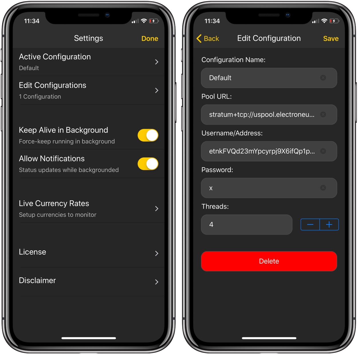 Handson MobileMiner how to mine cryptocurrency on an iPhone [Video