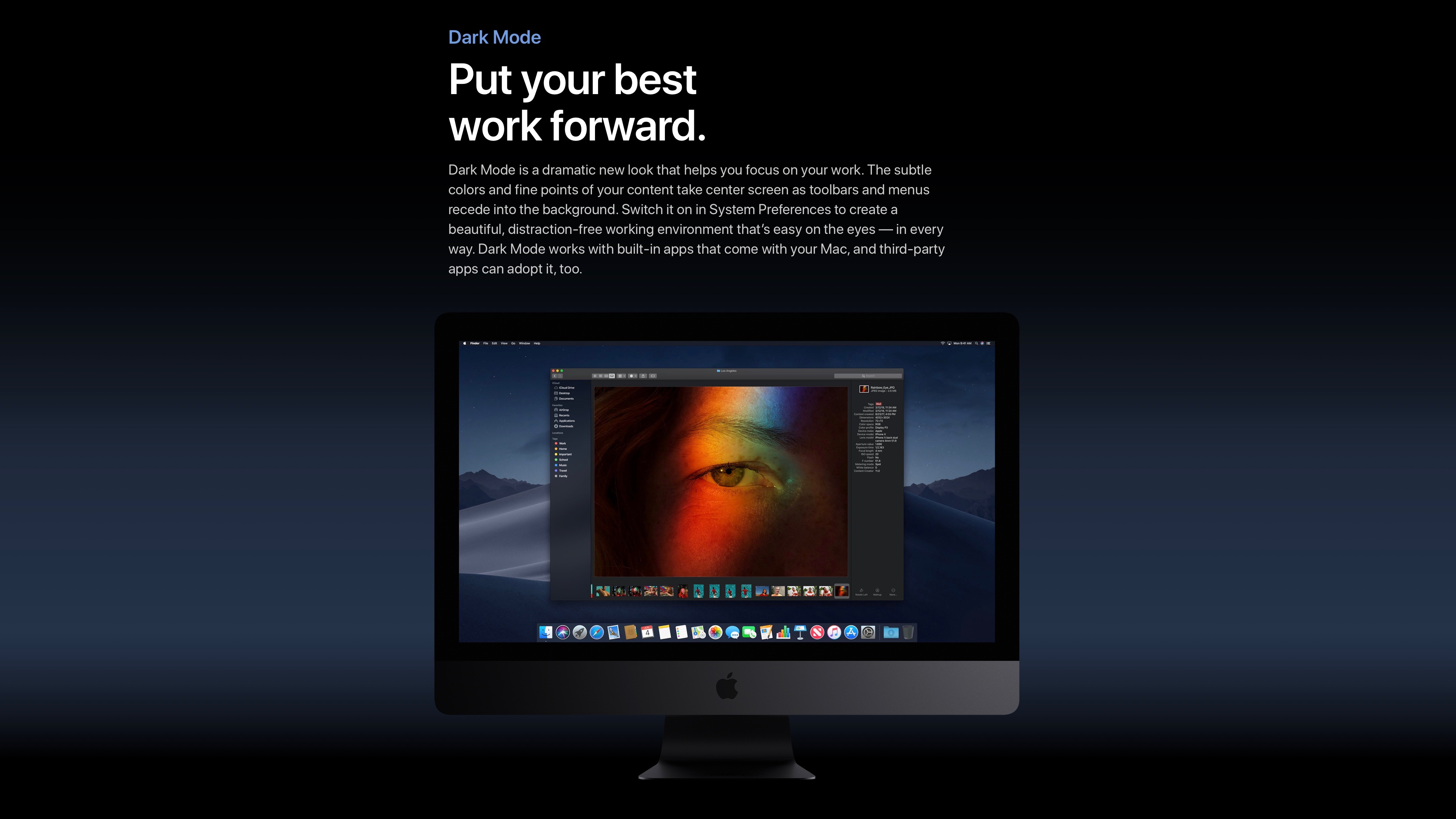 Upgrade to os x dark mode laptopporet