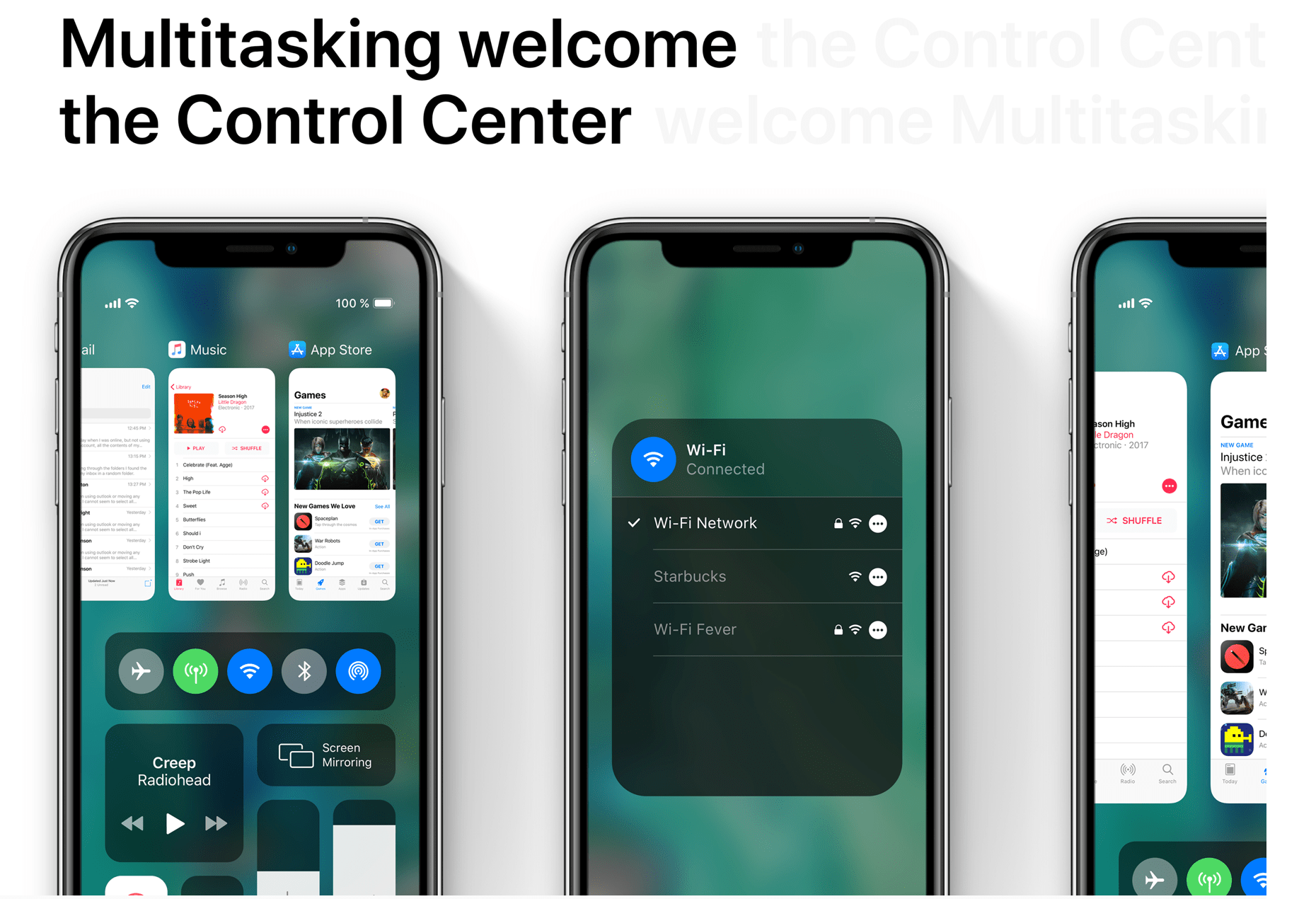 iOS 13 concept imagines new volume UI, Control Center multitasking