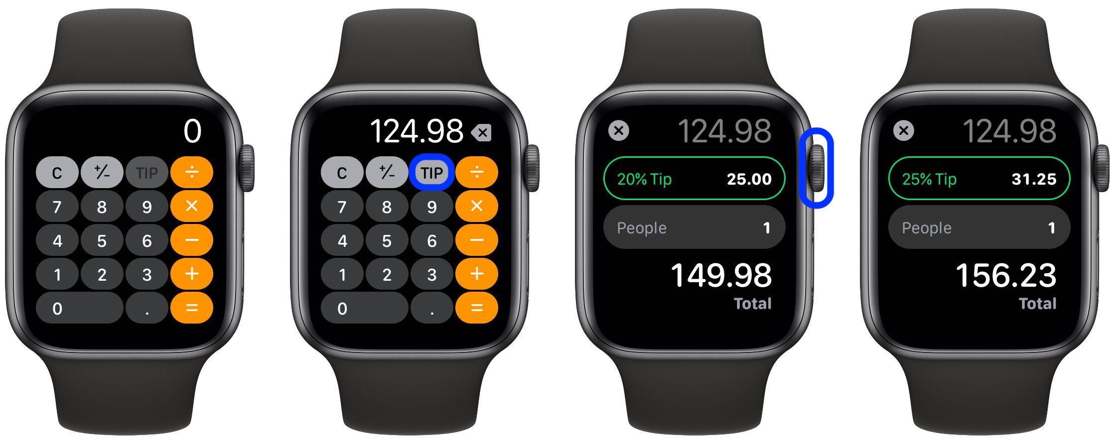 watchOS 6 How to split bills and calculate tips on Apple Watch 9to5Mac