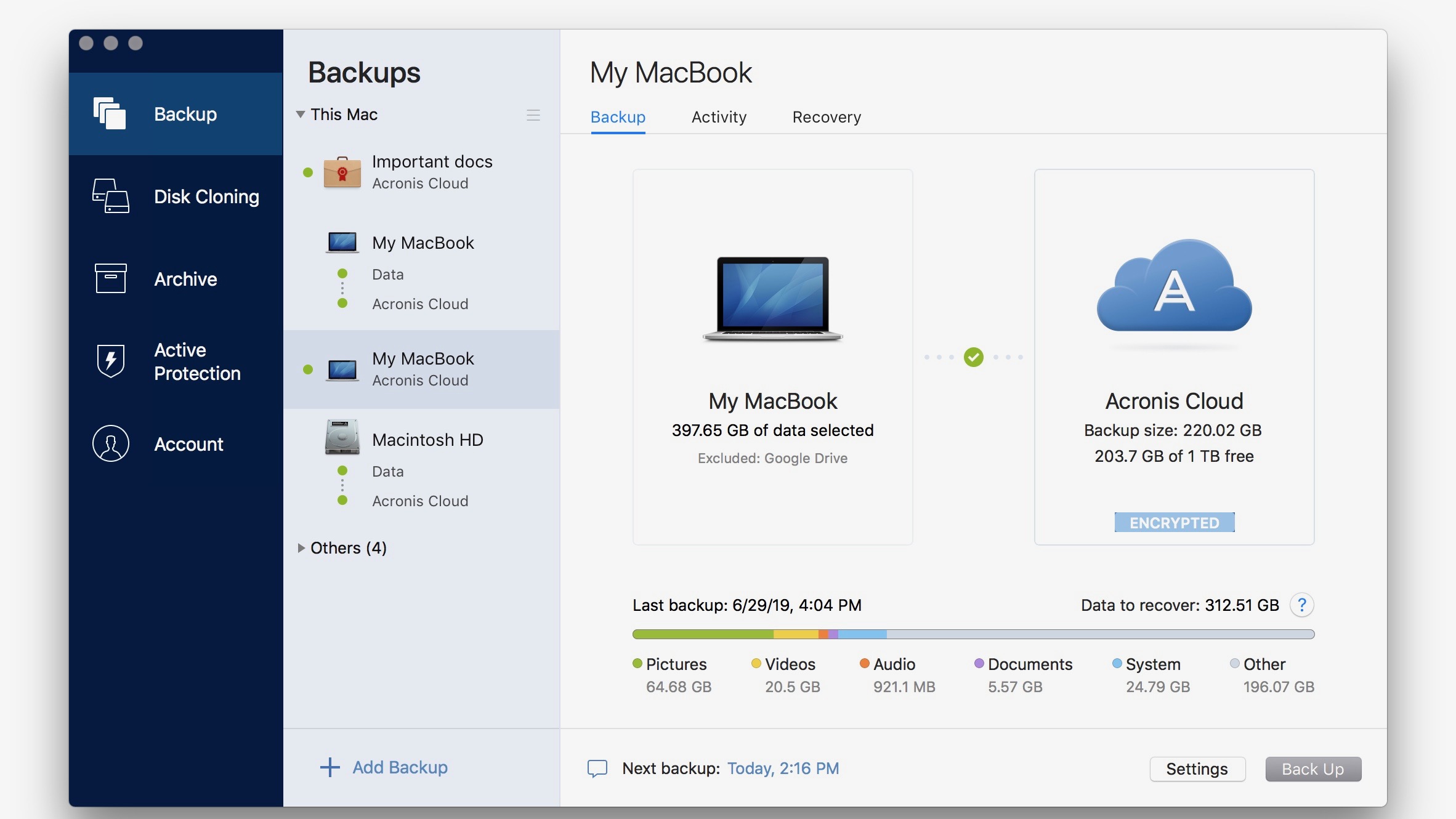 Acronis True Image 2020 Launches With Automatic Replication Of Local Mac Backups To The Cloud, Backup Up Scheduling, More - 9To5Mac