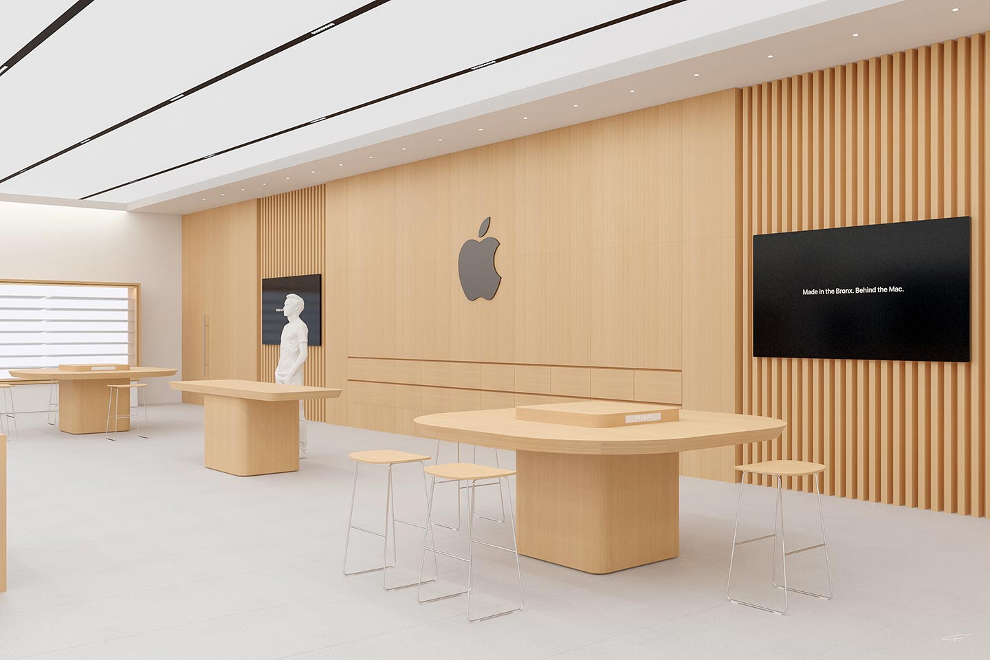 First Apple store in The Bronx opens with refreshed design, dedicated pick up section, and new