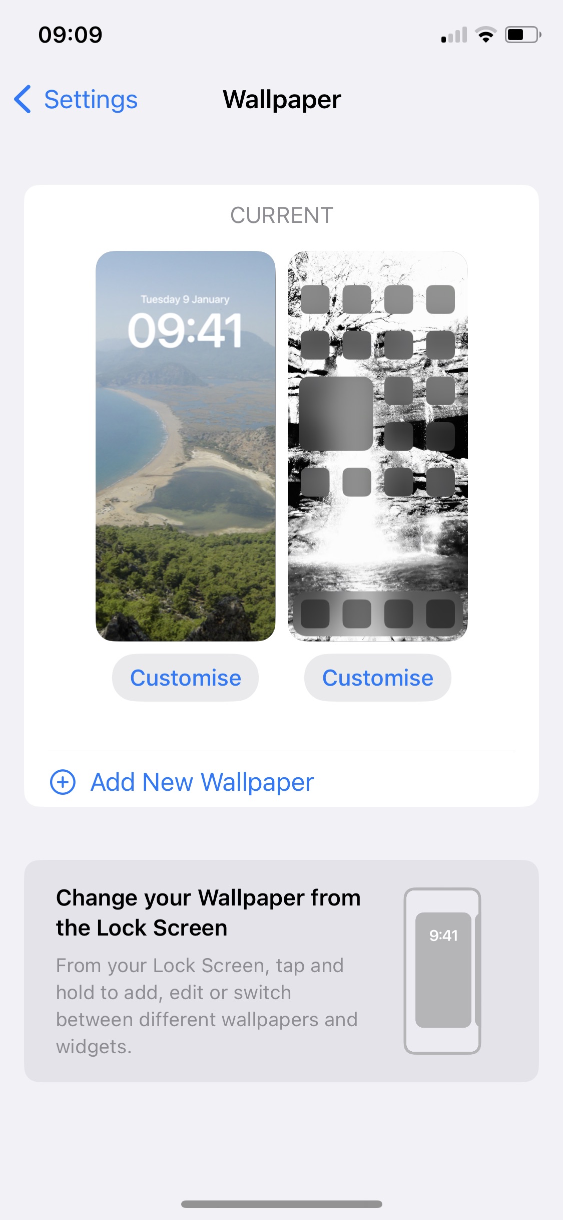 iOS 16 How to set different wallpaper for iPhone home screen and lock