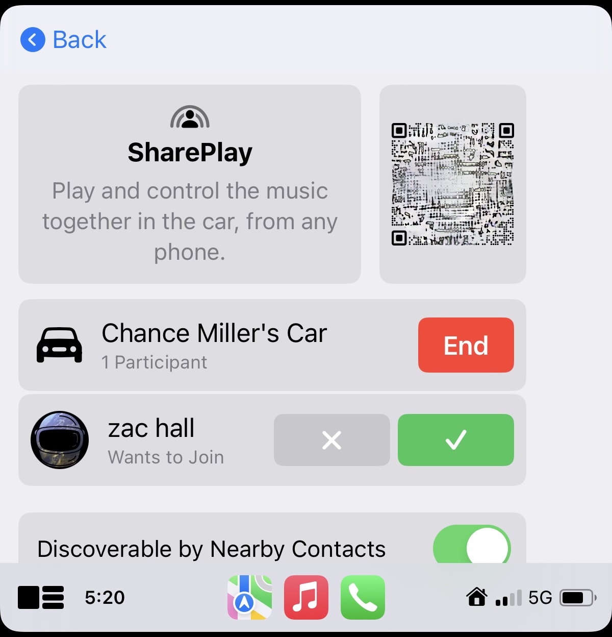 Handson CarPlay in iOS 17 adds SharePlay for Apple Music listening