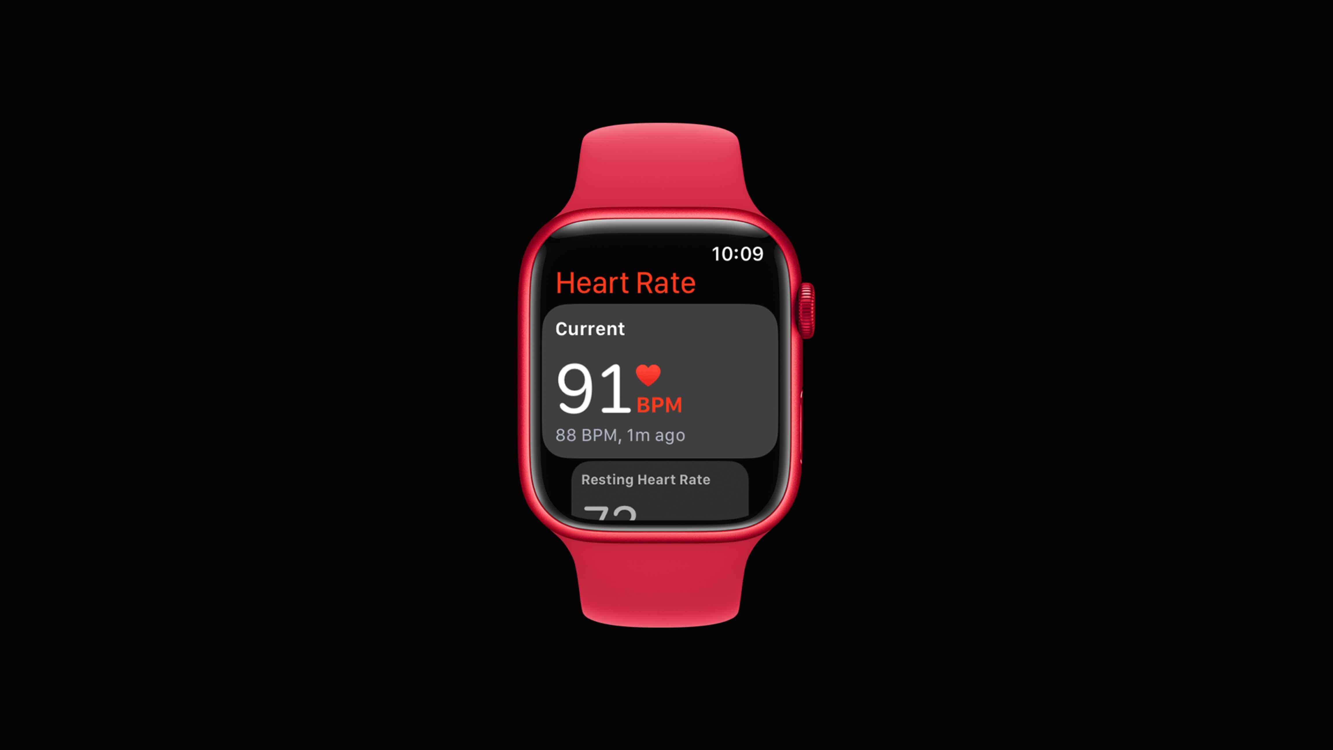Apple Watch Heart Rate app in watchOS 10