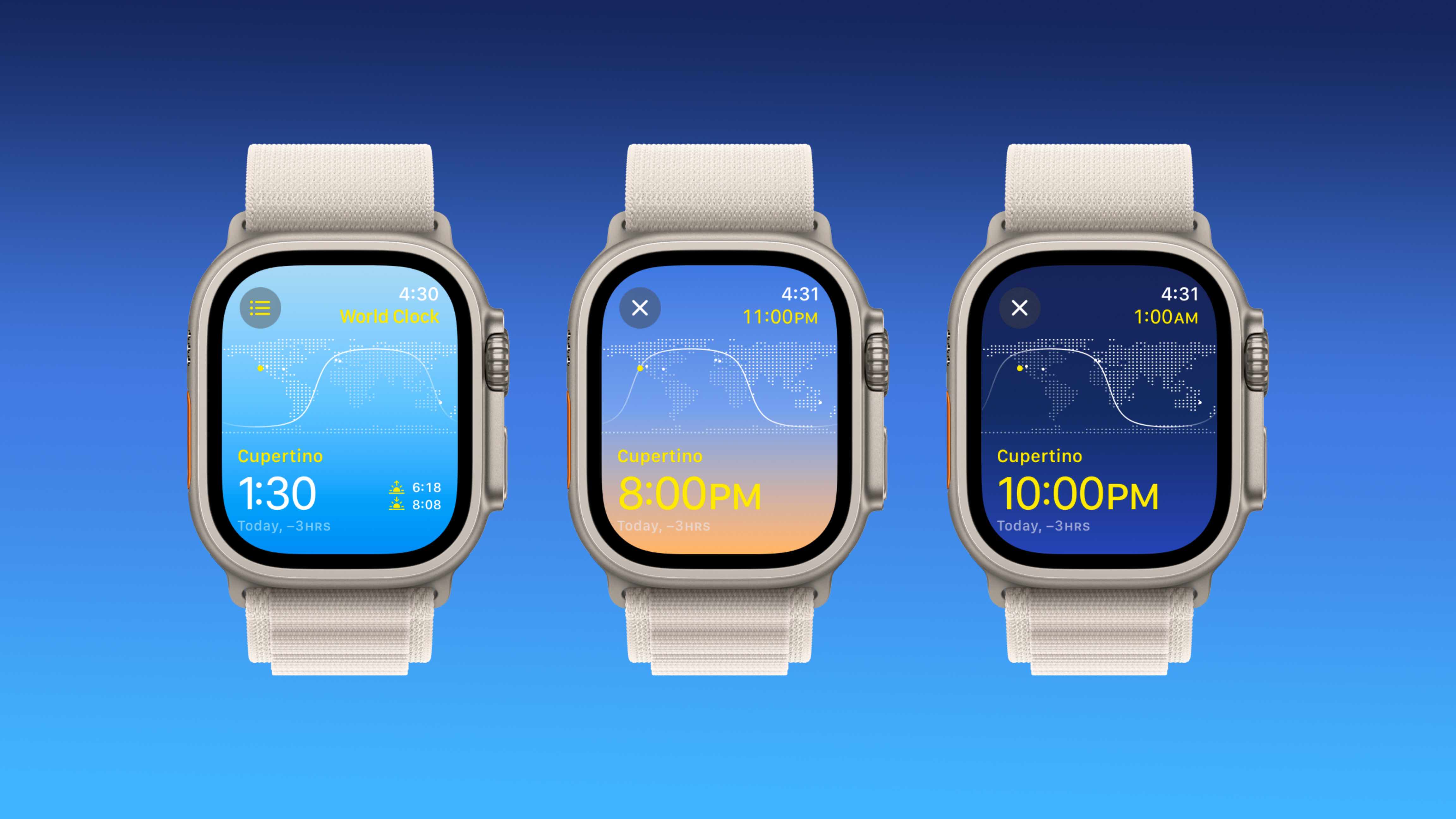 Here’s what’s new with the redesigned World Clock in watchOS 10