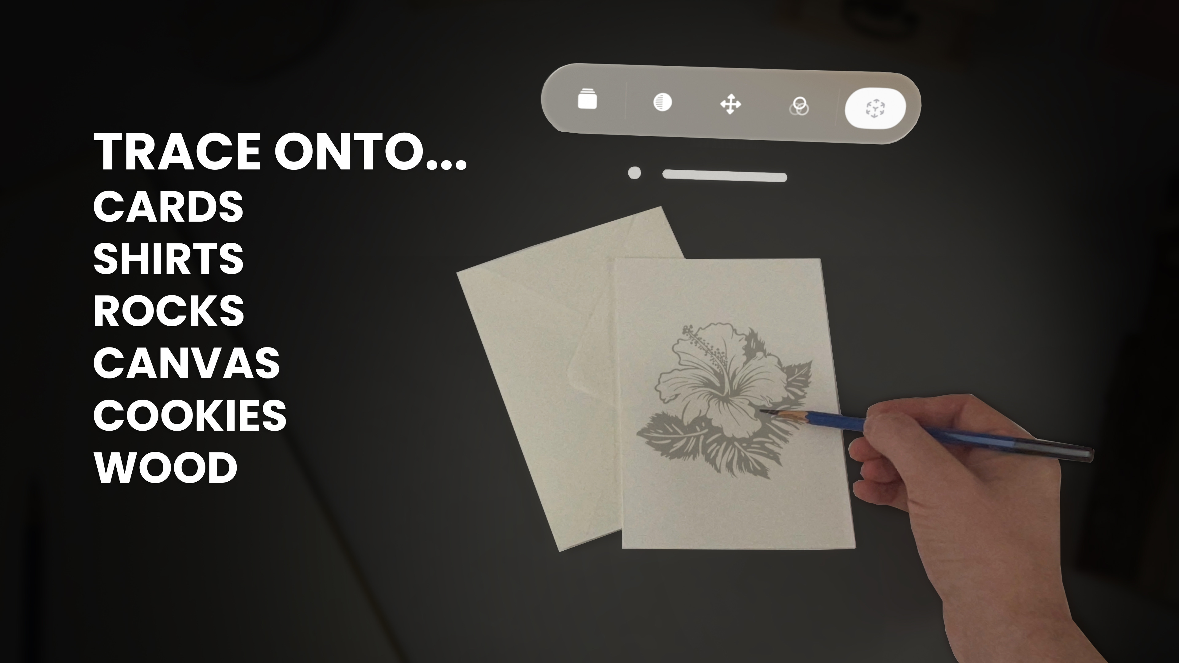 Da Vinci Eye for Apple Vision Pro projects transparent art over any