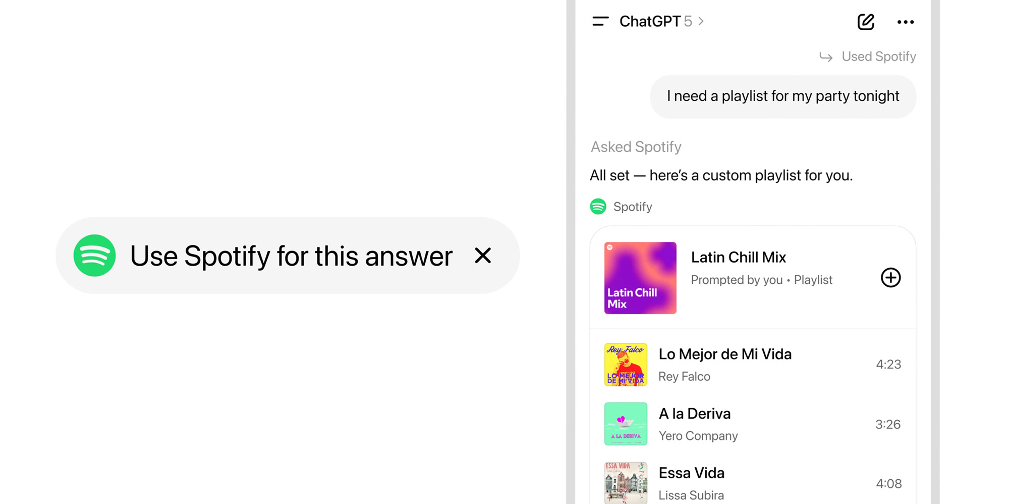 ChatGPT can now interact with multiple apps, including Spotify, Canva, and Figma