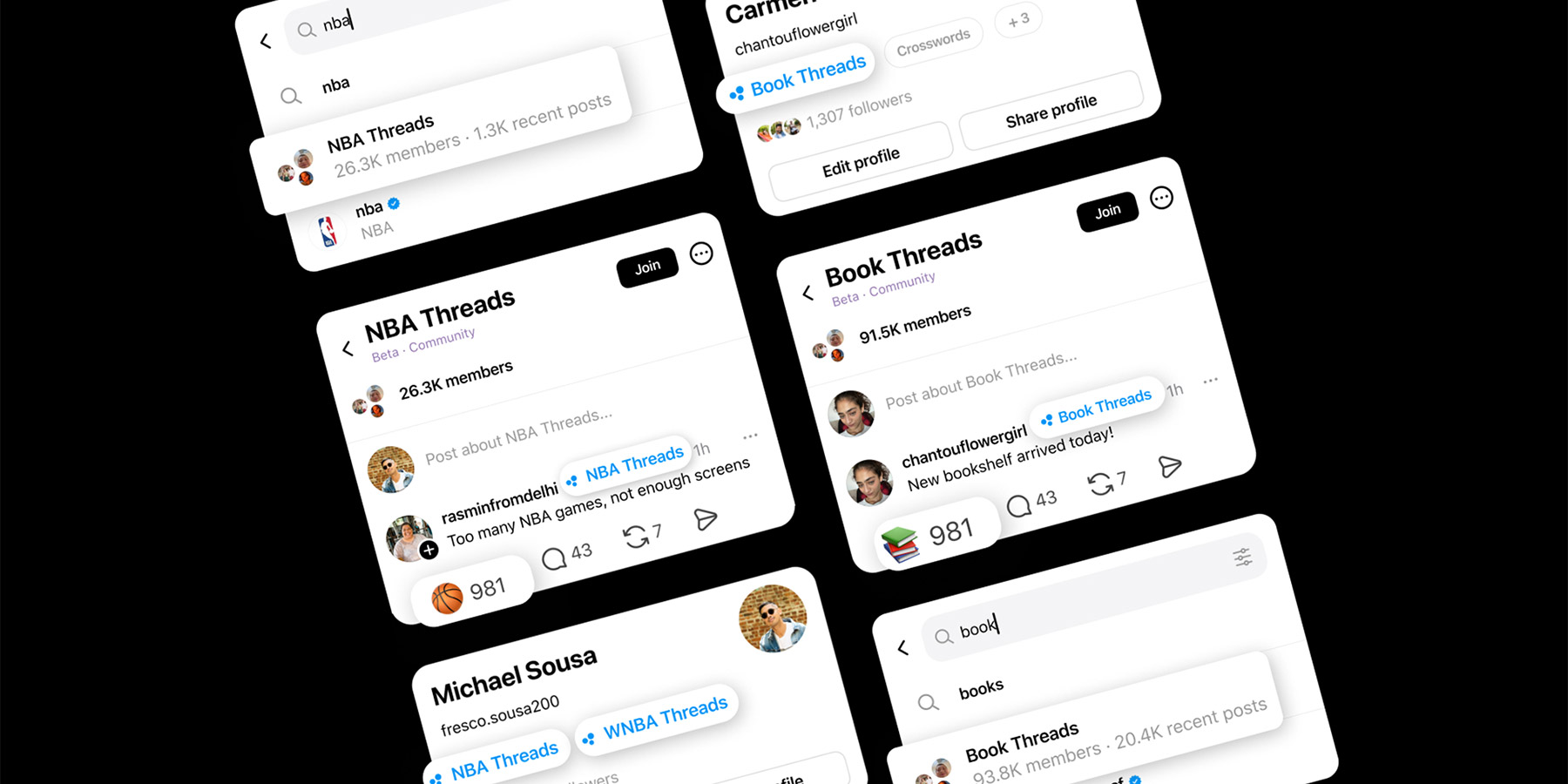 Threads announces 100+ topic-based communities