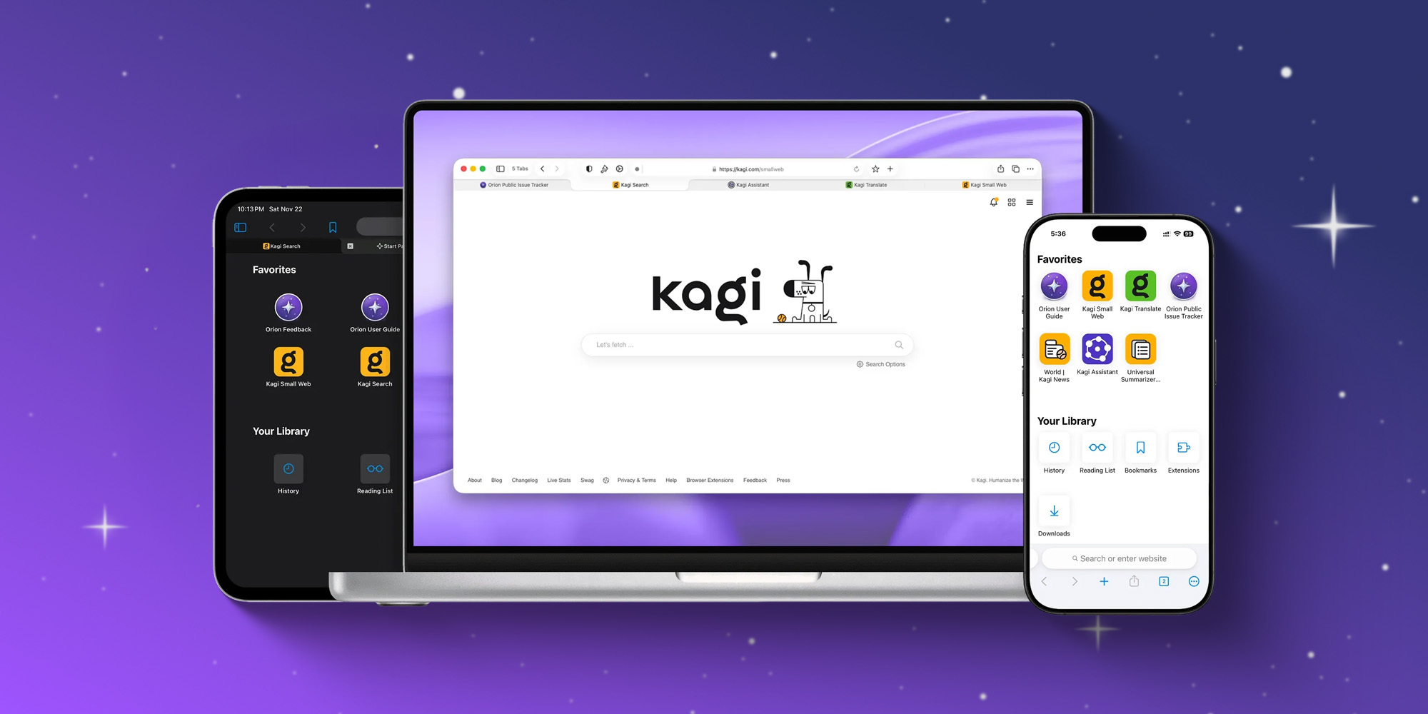 New Mac browser Orion is inspired by Apple with speed, privacy, and WebKit