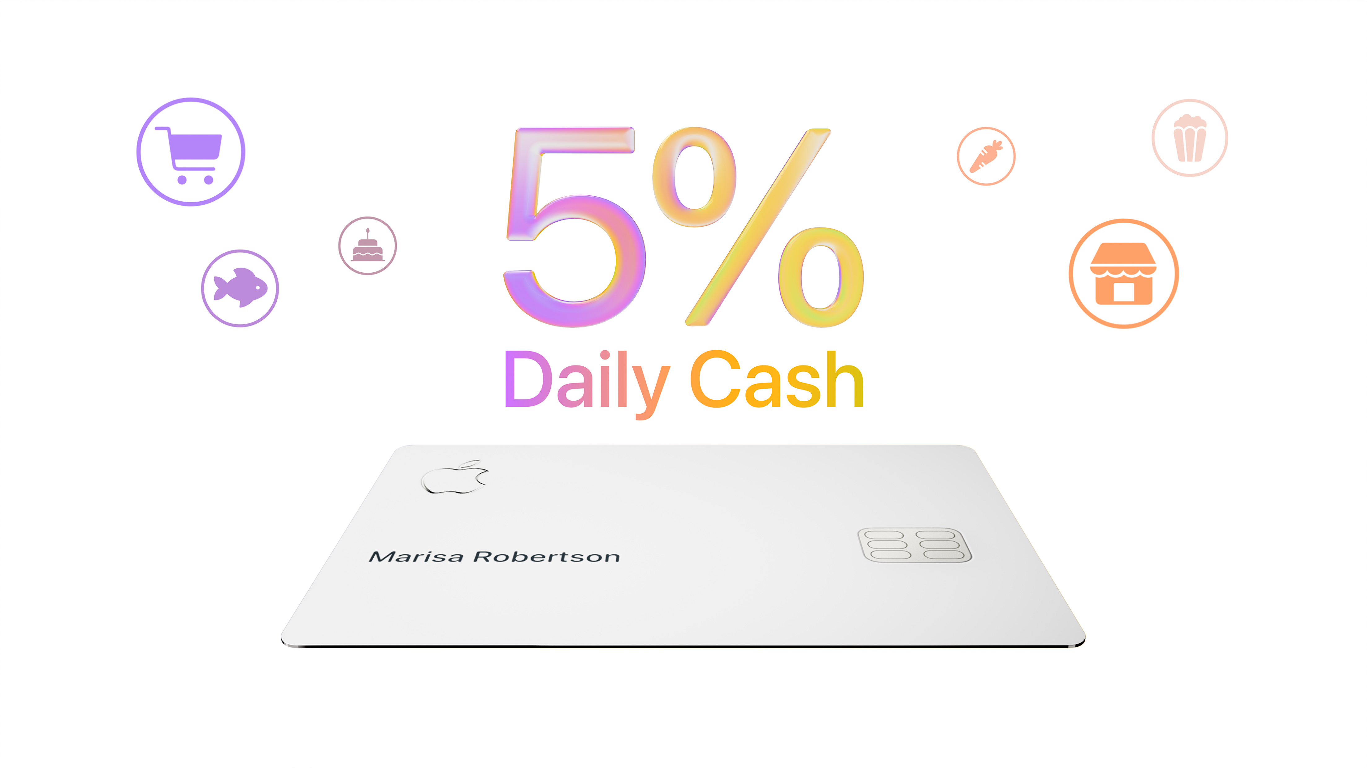 Limited-time Apple Card sign up bonus offers users boosted 5% cash back on groceries